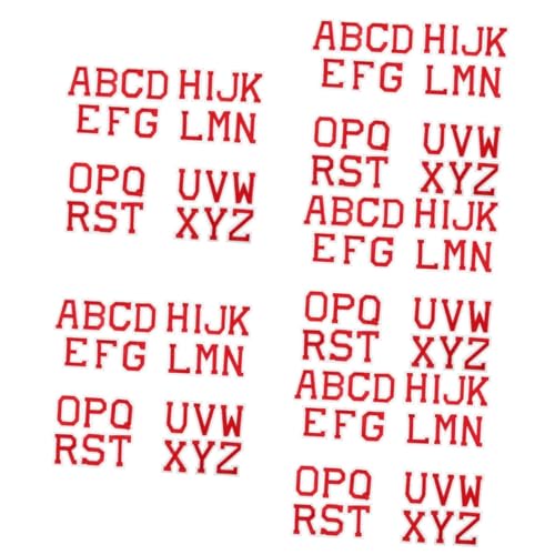 ARTIBETTER 5 Sätze Bügel Patches Teiliges Alphabet Aufnäher Zum Aufbügeln Für Diy Kleidung Taschen Und Hüte Praktische Und Dekorative Patches Zur Individuellen Gestaltung Und 26 Stücke * 5 ARTIBETTER 5 Sätze Bügel Patches Teiliges Alphabet Aufnäher Zum Aufbügeln Für Diy Kleidung Taschen Und Hüte Praktische Und Dekorative Patches Zur Individuellen Gestaltung Und 26 Stücke * 5 von Artibetter