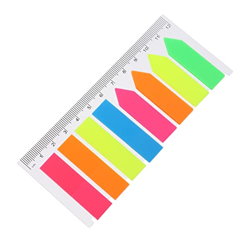 ARTIBETTER 5 Sätze Bunte Fluoreszierende Haftnotizen Selbstklebende Indexetiketten für Dokumente Bücher und Präsentationen für Termine Erinnerungen und Notizen von Artibetter