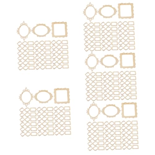 ARTIBETTER 5 Sätze Diy Holzscheiben Unbehandelte Holzplättchen Für Bastelarbeiten Foto Rahmen Und Dekorationen Für Hochzeiten Geburtstagsfeiern Und Handwerksprojekte 60 Stück * 5 von Artibetter