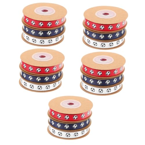 ARTIBETTER 5 Sätze Diy-bastelband Handwerk Ripsband Verpackung Party Band Zum Verpacken Von Geschenken Paketband Band Zum Nähen Festivalband Stoff 3 Rollen * 5 von Artibetter