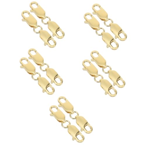 ARTIBETTER 5 Sätze Doppelte Hummer Verschlüsse Für Schmuckherstellung Karabiner Verschlüsse Für Armbänder Diy Schmuckzubehör Einfach Zu Verwenden Installieren 2 Stücke * 5 von Artibetter