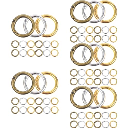 ARTIBETTER 5 Sätze Farbige Runde Ringe Runde Karabinerhaken Schlüsselringe Frühling Verbindung Kleine Schlüsselanhängerschnallen Aus Legierung Federschnapphaken 15 Stücke * 5 ARTIBETTER 5 Sätze Farbige Runde Ringe Runde Karabinerhaken Schlüsselringe Frühling Verbindung Kleine Schlüsselanhängerschnallen Aus Legierung Federschnapphaken 15 Stücke * 5 von Artibetter