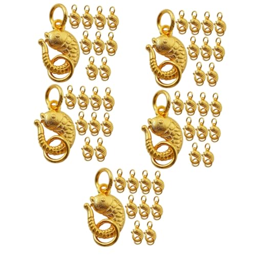 ARTIBETTER 5 Sätze Fischform Verschlüsse Für Diy Schmuck Metallverschluss Für Und Armbänder Langlebig Und Installieren Für Kreative Bastelprojekte 10 Stück * 5 ARTIBETTER 5 Sätze Fischform Verschlüsse Für Diy Schmuck Metallverschluss Für Und Armbänder Langlebig Und Installieren Für Kreative Bastelprojekte 10 Stück * 5 von Artibetter