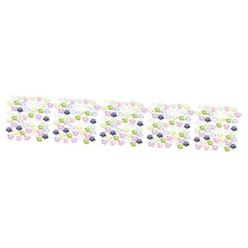 ARTIBETTER 5 Sätze Fünfzackige Stern Glasperlen Für Diy Schmuckherstellung Spacer Beads Für Armbänder Schlüsselanhänger Und Bastelprojekte 100 Stück * 5 von Artibetter