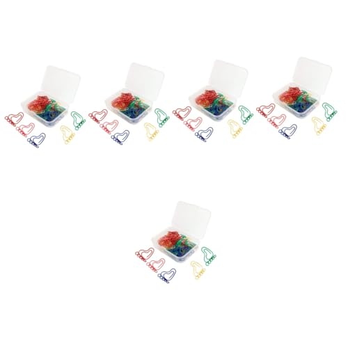 ARTIBETTER 5 Sätze Fußabdruck Papierclips Bunte Büroklammern Aus Vielseitige Clips Für Dokumente Fotos Und Karten Perfektes Büro Zubehör Für Kreative Anwendungen 30 Stück * 5 von Artibetter
