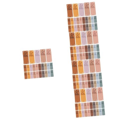 ARTIBETTER 5 Sätze Geprägtes Hut -accessoires Für Wildleder Nähen Von Etiketten Für Handgefertigte Artikel Handgemachte Etikettenanhänger Etikett -tag Labels Nähen Hut-tags 50 Stück * 5 von Artibetter