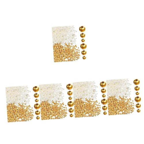 ARTIBETTER 5 Sätze Goldperlen + Perlen Abstandshalter Perlen Und Perlen Perle Abstandsperlen Lieferungen Halskette Sortiert Runde Perlen Abstandsperlen Runde Lose Perlen Metall 900 Stück * 5 ARTIBETTER 5 Sätze Goldperlen + Perlen Abstandshalter Perlen Und Perlen Perle Abstandsperlen Lieferungen Halskette Sortiert Runde Perlen Abstandsperlen Runde Lose Perlen Metall 900 Stück * 5 von Artibetter