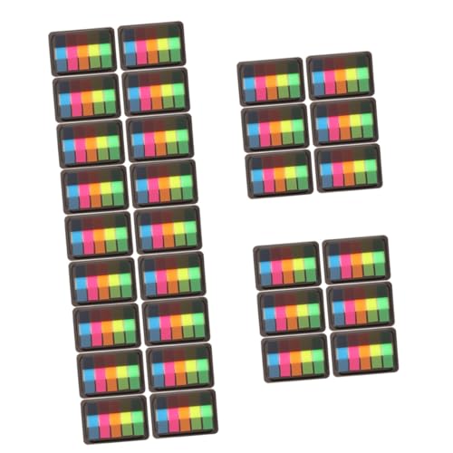 ARTIBETTER 5 Sätze Haftnotiz Klebelaschen Zum Kommentieren Von Büchern Bunt Mit Neon-seitenmarkierungen Annotieren Lesezeichen Zum Lesen Registerkarte "seitenmarkierung" Das Haustier 6boxen*5 von Artibetter