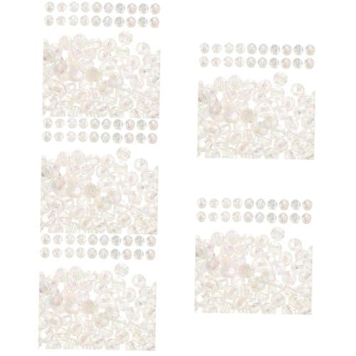 ARTIBETTER 5 Sätze Kristallperlen Runde Perlen Zur Schmuckherstellung Kleine Bastelperlen Für Zahlen Facettierte Abstandsperlen Buntes Schmuckherstellungsset Perlen Zur 100 Stück * 5 ARTIBETTER 5 Sätze Kristallperlen Runde Perlen Zur Schmuckherstellung Kleine Bastelperlen Für Zahlen Facettierte Abstandsperlen Buntes Schmuckherstellungsset Perlen Zur 100 Stück * 5 von Artibetter