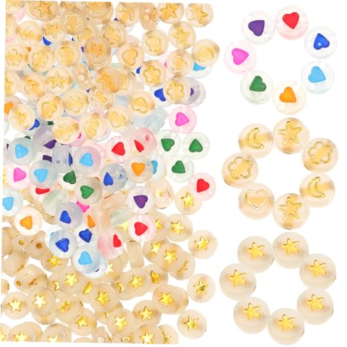 ARTIBETTER 5 Sätze Luminous Acrylperlen Für Diy Armbänder Herzperlen Halbtransparent Bastelperlen Für Schmuckherstellung Heimdekoration Und Projekte 300 Stück * 5 ARTIBETTER 5 Sätze Luminous Acrylperlen Für Diy Armbänder Herzperlen Halbtransparent Bastelperlen Für Schmuckherstellung Heimdekoration Und Projekte 300 Stück * 5 von Artibetter