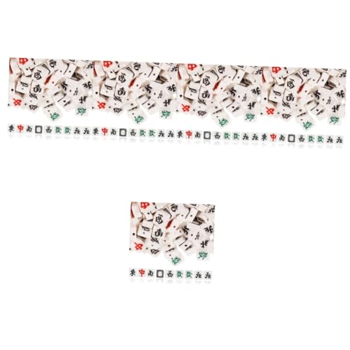 ARTIBETTER 5 Sätze Mahjong-perlen Bausatz Für Armbänder Aus Tonperlen Runde Farbige Perlen Flache Perlen Mit Anhänger Aus Tonperlen Abstandsperlen Schmuckherstellung Polymer-ton 100 Stück * 5 von Artibetter