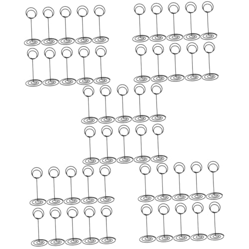 ARTIBETTER 5 Sätze Metall -nummernschild -clip Goldene Bilderauswahl Tischnummern Hochzeit Wählt Damen Inhaber Party Fotokartenhalter Kartenhalter Hochzeit Black 10 Stück * 5 von Artibetter