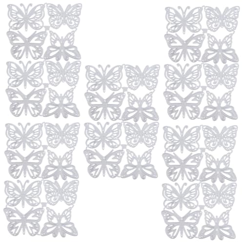 ARTIBETTER 5 Sätze Metalldämmerung Sterben Papier Stirbt Schmetterling Handwerk Schneiden Sterben Stanzformen Vorräte Machen Kohlenstoffstahl -prägenschablone Diy Bastelschablone 8 Stück * 5 von Artibetter