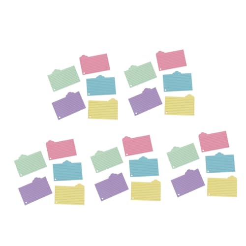 ARTIBETTER 5 Sätze Notizpapier Vokabelbuch Lernkarten Wiederholungsregisterkarten Karteikarten Rosa Unliniert Lernmaterialien Für Studenten Klebrige Leere Karten Mit 125 Blätter * 5 ARTIBETTER 5 Sätze Notizpapier Vokabelbuch Lernkarten Wiederholungsregisterkarten Karteikarten Rosa Unliniert Lernmaterialien Für Studenten Klebrige Leere Karten Mit 125 Blätter * 5 von Artibetter