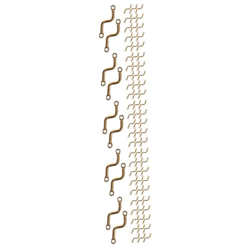 ARTIBETTER 5 Sätze Ohrringstange Schmuck Making Kit Herstellung Schmuckzubehör Armbandperlen Schmuckteile Schmuckverbindungen Steckerharmschmuck Schmuck Messing Golden 150 Stück * 5 von Artibetter