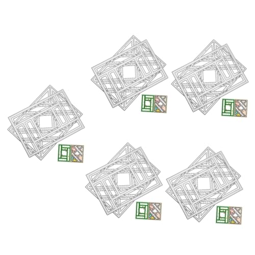 ARTIBETTER 5 Sätze Schablonen Für Die Kartenherstellung Schnitte Schneiden Groß Handwerksbedarf Stanzformen Stanzteile Für Die Kartenherstellung Metall Silver 2 Stück * 5 von Artibetter