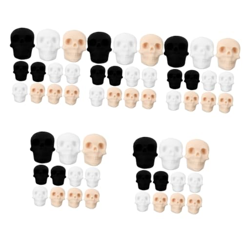 ARTIBETTER 5 Sätze Schädelperlen Stricknadelspitzenschutz Rutschfeste Nadelkappen Nadelhalter Farbige Stricknadelstopper Teil Der Nähnadel Nadelschutz Kieselgel 12 Stück * 5 von Artibetter