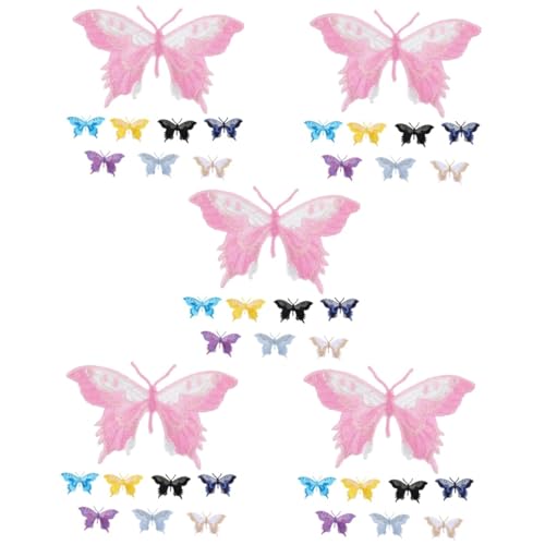 ARTIBETTER 5 Sätze Schmetterlings-stickpatch Stoff Stickerei Schmetterlinge Flicken Für Bekleidung Bestickt Schmetterlingsflecken Schmetterlingsapplikation Nähen 8 Stück * 5 ARTIBETTER 5 Sätze Schmetterlings-stickpatch Stoff Stickerei Schmetterlinge Flicken Für Bekleidung Bestickt Schmetterlingsflecken Schmetterlingsapplikation Nähen 8 Stück * 5 von Artibetter