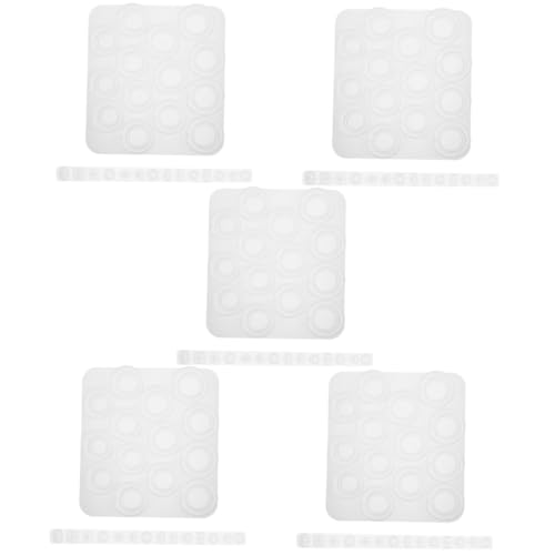 ARTIBETTER 5 Sätze Silikonring Gießform für Diy Schmuckherstellung Wiederverwendbar für Epoxidharz Ringe und Handwerksprojekte Teiliges für Designs von Artibetter