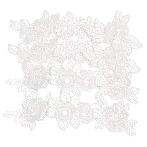 ARTIBETTER 5 Sätze Spitzenblumen Patches Stickerei Applikationen Für Kleidung Diy Bastelbedarf Mix Stil Für Hochzeitskleider Shirts Hüte Und Mehr 12 Stücke * 5 von Artibetter
