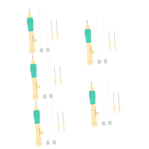ARTIBETTER 5 Sätze Stichset für Anfänger Punch Needle Sticknadeln für Diy Stickerei Leichtes und Langlebiges Werkzeug für Kleidung Kissenbezüge und Mehr von Artibetter