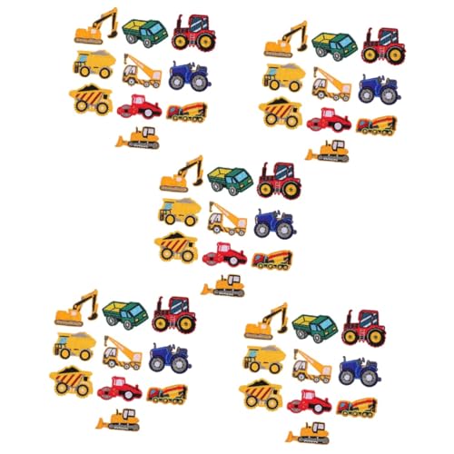 ARTIBETTER 5 Sätze Stoffflicken Für Kleidung Gestickte Lkw-aufnäher Reparatur Flecken Stich Aufnäher Für Kinderkleidung Kleiderflicken Kleidungsflicken Filzstoff 10 Stück * 5 von Artibetter