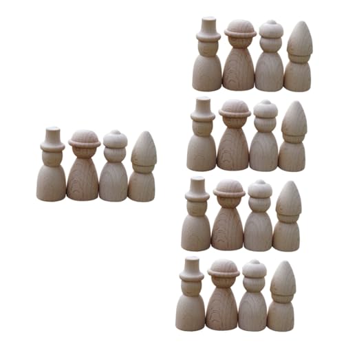 ARTIBETTER 5 Sätze Teiliges Diy Holzpuppen Kinderzimmer Dekoration Handbemalte Holzfiguren Für Bastelprojekte Und Fantasievolles Für Sammler 4 Stück * 5 ARTIBETTER 5 Sätze Teiliges Diy Holzpuppen Kinderzimmer Dekoration Handbemalte Holzfiguren Für Bastelprojekte Und Fantasievolles Für Sammler 4 Stück * 5 von Artibetter