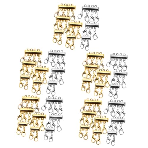ARTIBETTER 5 Sätze Teiliges Kettenverschlüsse Magnetverschluss Für Armbänder Schmuck Zubehör Für Geschichtete Designs Einfaches Trennen Und Verbinden Von Schmuckstücken 8 Stücke * 5 von Artibetter