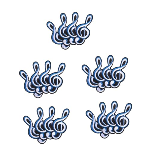 ARTIBETTER 5 Sätze Teiliges Kompakte Kleidung Patches Gestickte Musiknote Aufnäher Für Diy Bekleidung Hut Patches Dekorative Applikationen Für Bastelprojekte 4 Stück * 5 ARTIBETTER 5 Sätze Teiliges Kompakte Kleidung Patches Gestickte Musiknote Aufnäher Für Diy Bekleidung Hut Patches Dekorative Applikationen Für Bastelprojekte 4 Stück * 5 von Artibetter