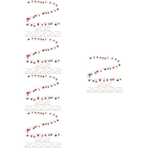 ARTIBETTER 5 Sätze Teiliges Pom Pom Ball Fransenband Farbenfrohe Diy Nähzubehör Für Kreative Kleidung Und Bastelprojekte Langlebiges Vielseitig Einsetzbar Für Dekorationen Und 8 Stück * 5 von Artibetter