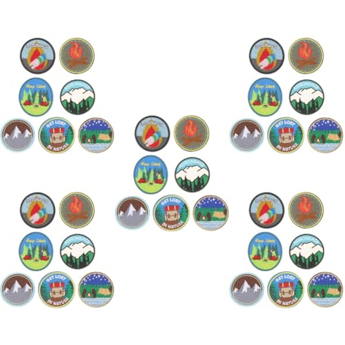 ARTIBETTER 5 Sätze Teiliges Tier Stickpatch Für Rucksäcke Und Kleidung Cartoon Applikationen Zum Nähen Für Diy Projekte Und Kreative Bastelarbeiten 7 Stücke * 5 von Artibetter
