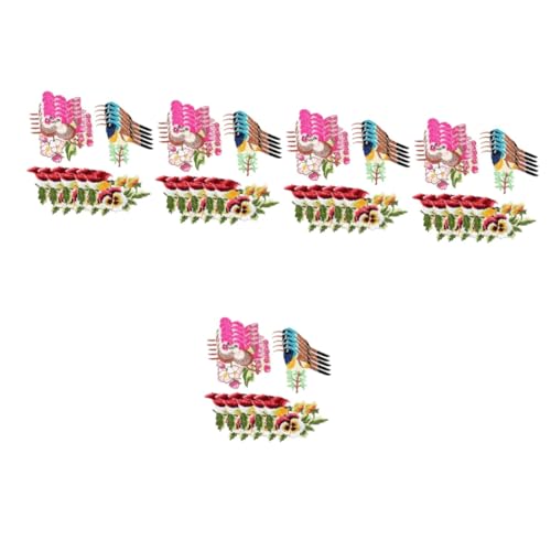 ARTIBETTER 5 Sätze Teiliges Vogelbestickte Applikations Patches Lustige Bügel Patches Für Kleidung Taschen Und Accessoires Für Diy Projekte 15 Stücke * 5 von Artibetter