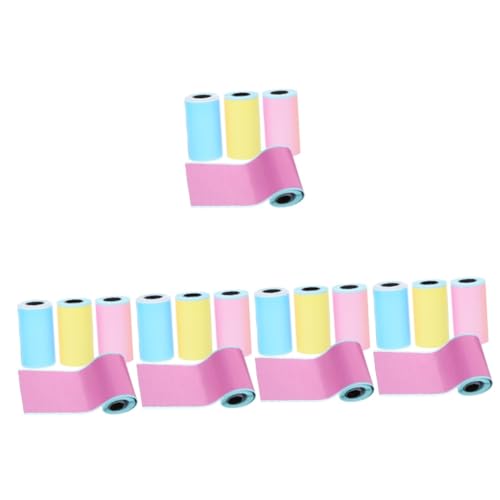 ARTIBETTER 5 Sätze Thermopapier Fotopapier Selbstklebendes Papier Foto Farbaufkleber Aufkleberpapier Adressetiketten Aufkleber Klebeetiketten Wärmeempfindliche Aufkleber 4 Rollen * 5 von Artibetter