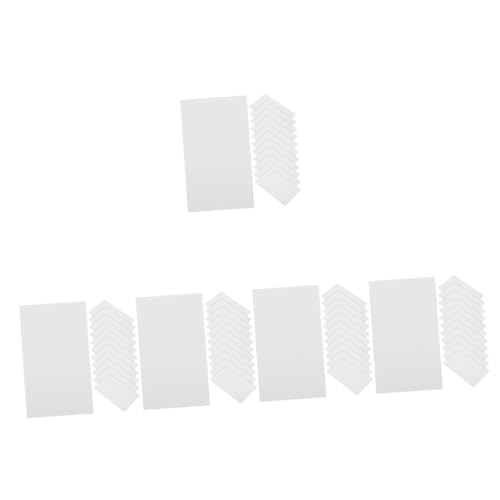 ARTIBETTER 5 Sätze Visitenkarte Beidseitig Form Mit Kindergarten Schmucklos Memoboard Wortnotizkarten Kleine Karten Leere Karteikarten Zum Lernen Lernkarten Leer Papier Weiß 200 Stück * 5 von Artibetter