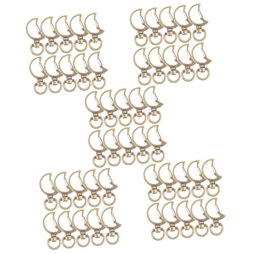 ARTIBETTER 5 Sätze Zinc Schlüsselanhänger Clips Teiliges Diy Zubehör Robuste Karabinerhaken Für Schlüssel Und Bastelprojekte Langlebig Und Rostfrei Für Designs 10 Stück * 5 von Artibetter