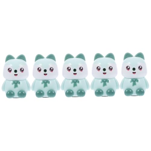 ARTIBETTER 5 Stück Bleistiftspitzer Kleine Manuelle Bleistift Mini Cartoon Handspitzer Für Studenten Kleines Bleistift Spitzwerkzeug Handspitzer Grüner ARTIBETTER 5 Stück Bleistiftspitzer Kleine Manuelle Bleistift Mini Cartoon Handspitzer Für Studenten Kleines Bleistift Spitzwerkzeug Handspitzer Grüner von Artibetter