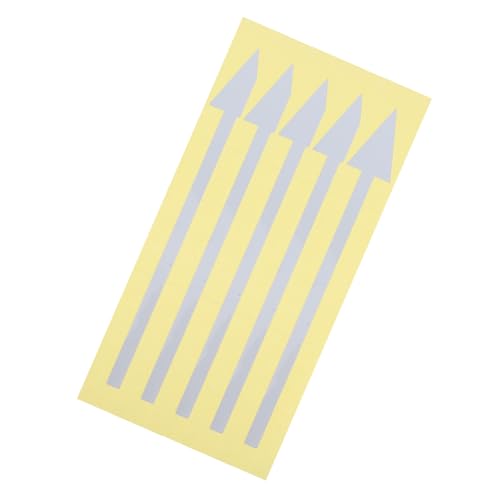ARTIBETTER 5 Stück Briefkasten-pfeilmarkierungsaufkleber, Selbstklebend, Reflektierende Pfeilaufkleber, Abnehmbare Wandaufkleber, Wasserdichte Bodenmarkierungsschilder von Artibetter