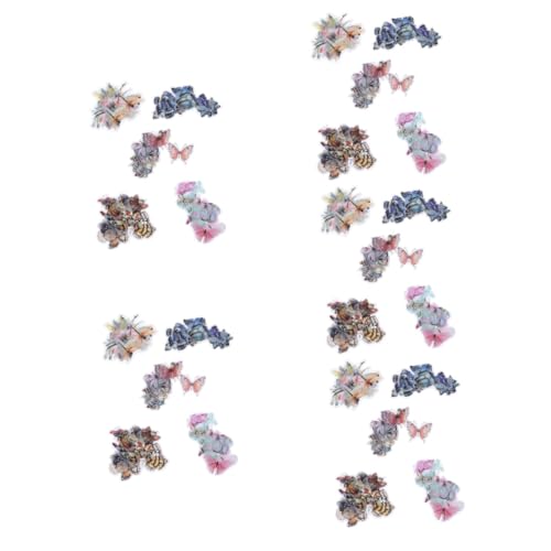 ARTIBETTER 5 Stück Diy Aufkleber Wasserdichte Pet Sticker für Scrapbooking und Journaling Verschiedenen Designs Handarbeiten und Persönliche Notizen von Artibetter