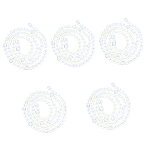 ARTIBETTER 5 Stück Glasperlen für Diy Schmuckherstellung Quadratische Handgefertigte Glasperlen Verschiedenen Farben für Armbänder und pro Packung von Artibetter