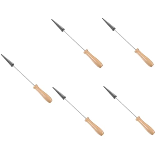 ARTIBETTER 5 Stück Graphitform -Reamer Graphitformen Graphitformwerkzeug Loch-Expander Lochformer aus Graphit Graphit-Lochwerkzeug Graphitformguss Gießformen Gussformwerkzeug Formenexpander von Artibetter