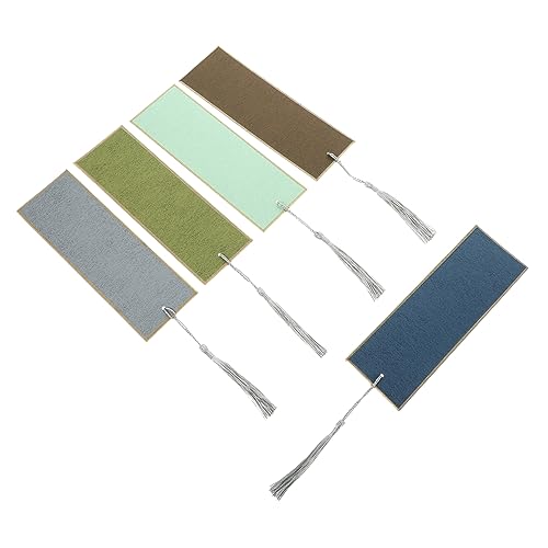 ARTIBETTER 5 Stück Kreative Papier Lesezeichen mit Quaste Blanko Diy Buchzeichen für Bastelprojekte Geeignet für Geschenke Dekoration und Persönliche Gestaltung ARTIBETTER 5 Stück Kreative Papier Lesezeichen mit Quaste Blanko Diy Buchzeichen für Bastelprojekte Geeignet für Geschenke Dekoration und Persönliche Gestaltung von Artibetter