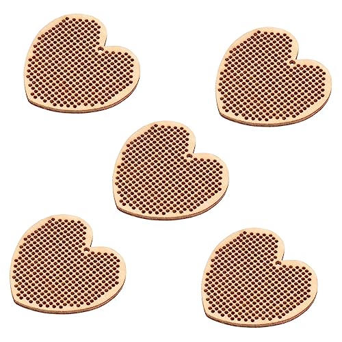 ARTIBETTER 5 Stück Kreuzstich-Holzstücke Weihnachtsdekoration zum Aufhängen Mini Stichbrett Q für Kreuzstich Holzanhänger Kreuzstich Holzperlen DIY Holzchip Anhänger Kreuzstich-Holzplatte ARTIBETTER 5 Stück Kreuzstich-Holzstücke Weihnachtsdekoration zum Aufhängen Mini Stichbrett Q für Kreuzstich Holzanhänger Kreuzstich Holzperlen DIY Holzchip Anhänger Kreuzstich-Holzplatte von Artibetter