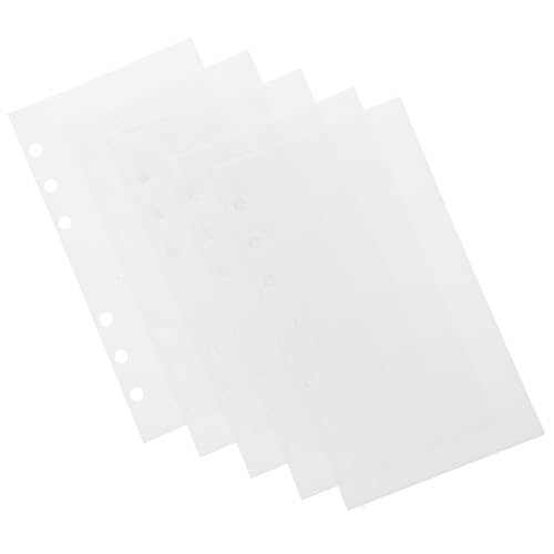 ARTIBETTER 5 Stück Ordnertasche für Haushaltsbuch Sparordner Tasche für lose Blätter für den täglichen Gebrauch budgetbuch budget buch Budgettasche für lose Blätter tragbarer Budgeteinsatz pp von Artibetter