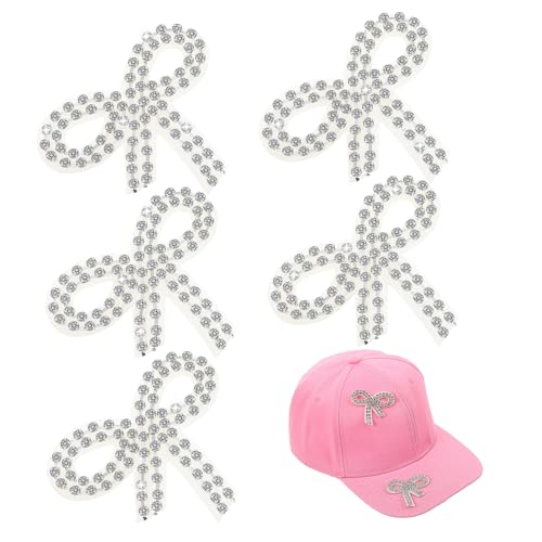 ARTIBETTER 5 Stück Perlenschleife Kleidungsstück Funkeln Knoten Strass Applikationen Schleifen Patches Bügelflicken zum Aufbügeln für Kleidung Schleifenflicken aufbügeln Kristall Silver ARTIBETTER 5 Stück Perlenschleife Kleidungsstück Funkeln Knoten Strass Applikationen Schleifen Patches Bügelflicken zum Aufbügeln für Kleidung Schleifenflicken aufbügeln Kristall Silver von Artibetter