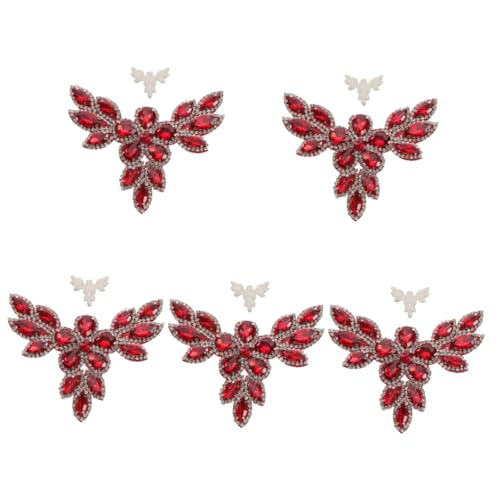ARTIBETTER 5 Stück Schuhblume aus Strass Stoffflecken Applikationen Flicken aufnähen bestickt Schuhe dekorativer Patch kleidungsflicken selber machen Heißschmelzkleber rot ARTIBETTER 5 Stück Schuhblume aus Strass Stoffflecken Applikationen Flicken aufnähen bestickt Schuhe dekorativer Patch kleidungsflicken selber machen Heißschmelzkleber rot von Artibetter