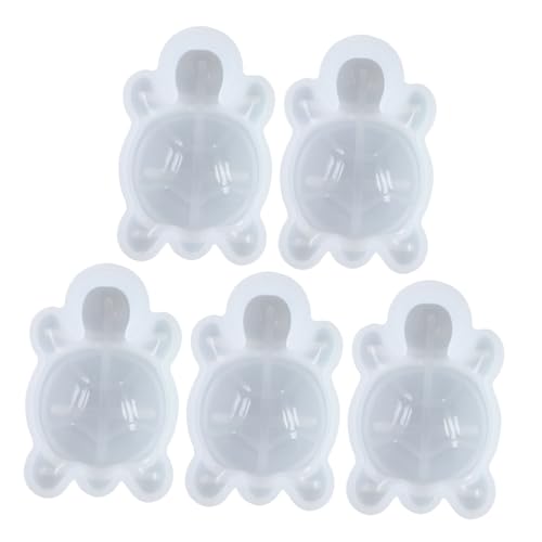 ARTIBETTER 5 Stück Silikon Epoxidformen Ornamentformen Für Epoxidharz Silikonformen Für Harzhandwerk Harz Kleine Schildkröten Meerestiere Epoxidharzform Harz Ornamentformen Silikon von Artibetter