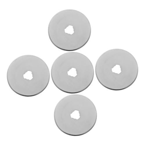 ARTIBETTER 5 Stück Stoffschneider Rotationsstoff Cutter Rotierend Klingen Handwerkliches Nähen Rotationsschneider Zubehör Bußgeld Ersatz Werkzeug Kreisförmig Rostfreier Stahl ARTIBETTER 5 Stück Stoffschneider Rotationsstoff Cutter Rotierend Klingen Handwerkliches Nähen Rotationsschneider Zubehör Bußgeld Ersatz Werkzeug Kreisförmig Rostfreier Stahl von Artibetter