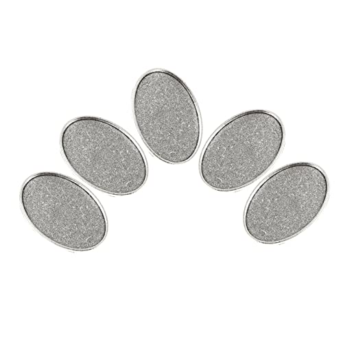 ARTIBETTER 5 Stück Teiliges Diy Legierungs Schmuck Zubehör Antik Silber Runde Lünette für Broschen Bastel Tray für Schmuckherstellung für Kreative Projekte und Heim Studios von Artibetter