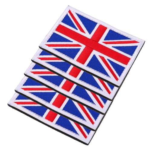 ARTIBETTER 5 Stück Teiliges Handbestickter Uk Flaggen Aufnäher mit Union Jack Design DIY Stoffapplikationen für Kleidung Rucksäcke Hüte Stilvolle Vielseitige Patches zur Individuellen ARTIBETTER 5 Stück Teiliges Handbestickter Uk Flaggen Aufnäher mit Union Jack Design DIY Stoffapplikationen für Kleidung Rucksäcke Hüte Stilvolle Vielseitige Patches zur Individuellen von Artibetter