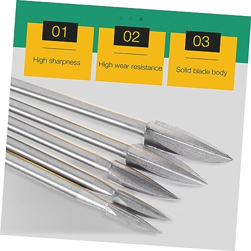 ARTIBETTER 5 Stück Teiliges Hochgeschwindigkeitsstahl Gravurbohrer für Holzschnitzerei Vielseitig Einsetzbar für Gravieren Schleifen Bohren Kompatibel mit Rotationswerkzeugen Verschiedene ARTIBETTER 5 Stück Teiliges Hochgeschwindigkeitsstahl Gravurbohrer für Holzschnitzerei Vielseitig Einsetzbar für Gravieren Schleifen Bohren Kompatibel mit Rotationswerkzeugen Verschiedene von Artibetter